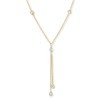 SilberDream Collier Kette vergoldet Zirkonia 925er Silber Damen 45cm SDK27845Y