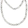 SilberDream Collier Kette oval offen 925 Silber 45cm Halskette SDK401