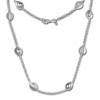 SilberDream Collier Tropfen 925 Sterling Silber 45,5cm Halskette SDK416