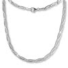 SilberDream Collier Kette Bltenblatt 925 Silber 45cm Halskette Damen SDK428