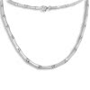 SilberDream Collier Kette Zirkonia wei 925er Silber 44cm Halskette SDK436W