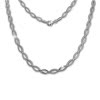 SilberDream Collier Kette Oval 925 Sterling Silber 44,5cm Halskette SDK455J