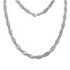 SilberDream Collier Kette Outline 925 Sterling Silber 45cm Halskette SDK456J