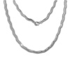SilberDream Collier Welle Zirkonia weiß 925er Silber 44cm Halskette SDK461W