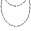 SilberDream Collier Wave Zirkonia wei 925er Silber 45cm Kette SDK4807W