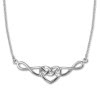 SilberDream Collier Kette Tribal Herz 925 Sterling Silber 45cm SDK50045J