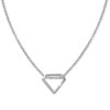 SilberDream Kette Diamant-Form 925er Sterling Silber 46cm Halskette SDK8011J