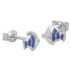 Kinder Ohrring Fisch blau Silber Ohrstecker Kinderschmuck TW SDO204B