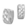 SilberDream Creole diamantiert 11mm 925 Sterling Silber Ohrring SDO393J