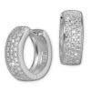 SilberDream Creole 3-reihig Zirkonia wei 925 Sterling Silber Damen SDO423W