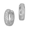 SilberDream Creole 2-reihig Zirkonia wei 925 Sterling Silber Damen SDO424W