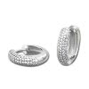 SilberDream Creole 5-reihig Zirkonia wei 925 Sterling Silber Damen SDO4311W