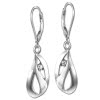 SilberDream Ohrhnger Tropfen Zirkonia 925er Sterling Silber Damen SDO4340W