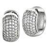 SilberDream Creole 5-reihig Zirkonia wei 925 Sterling Silber Damen SDO4351W