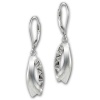 SilberDream Ohrhnger Doppel-Blatt 925 Sterling Silber Damen Ohrring SDO4352J