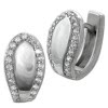 SilberDream Creole Elegance Zirkonia wei 925 Sterling Silber Damen SDO4357W