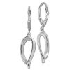 SilberDream Ohrhnger Elegance Zirkonia wei 925 Sterling Silber Damen SDO4382W