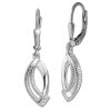 SilberDream Ohrhnger Elegance Zirkonia wei 925 Silber Damen Ohrring SDO4439W