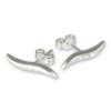 SilberDream Ohrringe Welle 925 Sterling Silber Ohrstecker SDO501