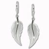 SilberDream Ohrhnger Blatt Ohrring 925 Sterling Silber SDO525