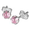 SilberDream Ohrringe Kugel rosa 925 Sterling Silber Ohrstecker SDO533A