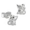 Kinder Ohrring Muschen 925er Sterling Silber Kinderschmuck TW SDO593J