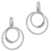 SilberDream Ohrhnger Doppelringe 925 Sterling Silber Damen Ohrringe SDO6700J