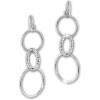 SilberDream Ohrhnger Ringe 925 Sterling Silber Damen Ohrringe SDO6704J