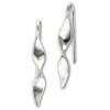 SilberDream Ohrhnger Design gedreht 925 Sterling Silber Damen Ohrringe SDO6716J
