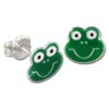 Kinder Ohrring Frosch grn Silber Ohrstecker Kinderschmuck TW SDO8111G