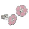 Kinder Ohrring Blmchen rosa Ohrstecker 925 Kinderschmuck TW SDO8123A