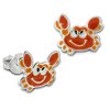 Kinder Ohrring Krabbe orange Ohrstecker 925 Kinderschmuck TW SDO8136O