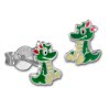 Kinder Ohrring Drache Ohrstecker 925 Sterling Silber Kinderschmuck TW SDO8153G