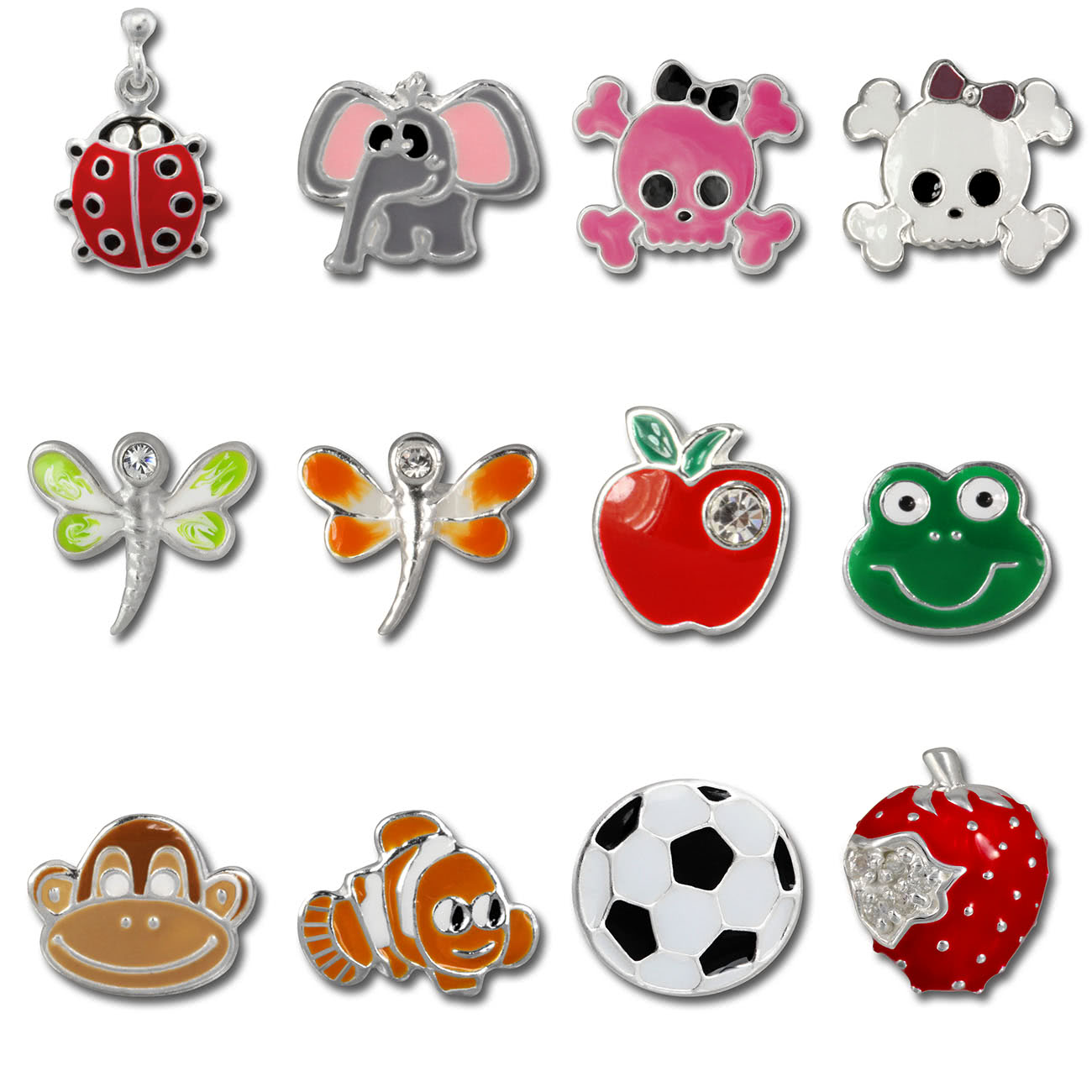 Kinder Ohrring 925 Sterling Silber Ohrstecker Motive Kinderschmuck TW SDO8192X