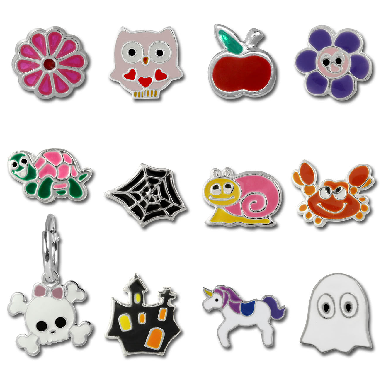 Kinder Ohrring 925 Sterling Silber Ohrstecker Motive Kinderschmuck TW SDO8195X