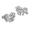 Teenie-Weenie Ohrstecker Einhorn 925er Silber Kinder, Damen Ohrring SDO8219J