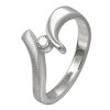 SilberDream Ring Klassik Zirkonia wei Gr.56 aus 925er Silber SDR417W56