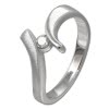 SilberDream Ring Klassik Zirkonia wei Gr.58 aus 925er Silber SDR417W58