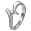 SilberDream Ring Klassik Zirkonia wei Gr.60 aus 925er Silber SDR417W60