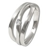 SilberDream Ring Design Zirkonia wei Gr.56 aus 925er Silber SDR420W56