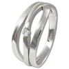 SilberDream Ring Design Zirkonia wei Gr.60 aus 925er Silber SDR420W60