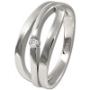 SilberDream Ring Design Zirkonia wei Gr.62 aus 925er Silber SDR420W62