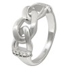 SilberDream Ring Chain Zirkonia wei Gr.56 aus 925er Silber SDR422W56