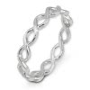 SilberDream Ring geflochten Gr. 56 Sterling 925er Silber SDR450J56