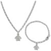 Teenie-Weenie Kinder Schmuck Set Engel Zirkonia wei 925 Silber SDS19W