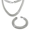 SilberDream Schmuckset Geflecht Kette & Armband 925er Sterling Silber SDS201J