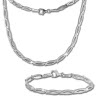 SilberDream Schmuck Set Bltenblatt Collier & Armband Damen 925 Silber SDS428