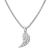 SilberDream Schmuck Set Kette und Anhnger Flgel Zirkonia 925er SDS4925W