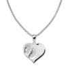 SilberDream Schmuck Set Kette & Anhnger Herz mit Fchen Zirkonia 925 SDS4931W