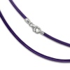 Leder Halskette 45cm lila 2mm für Charms - Silber Dream Charms - SML7745
